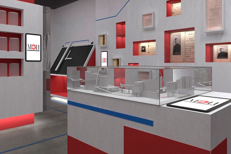 Разработка и создание дизайн-проекта и рабочей документации для новой экспозиции музея МЭИ