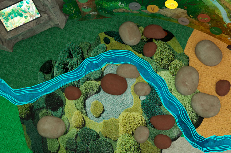 Разработка концепции и дизайн проекта детской игровой зоны (детской площадки) Визит-центра Национального парка «Кисловодский».